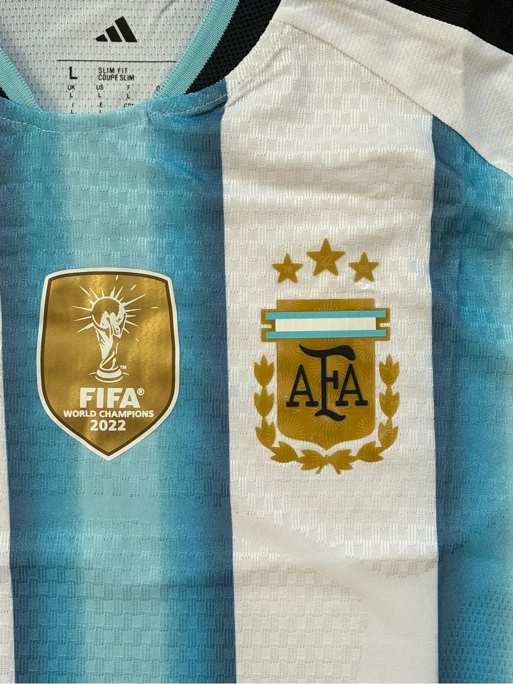 adidas Argentina Men's Home Soccer Jersey - Player Version